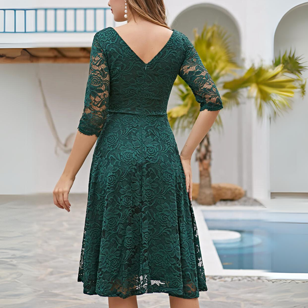 Juliette - Robe D'Été Légère Mi-Longue Imprimée Femme