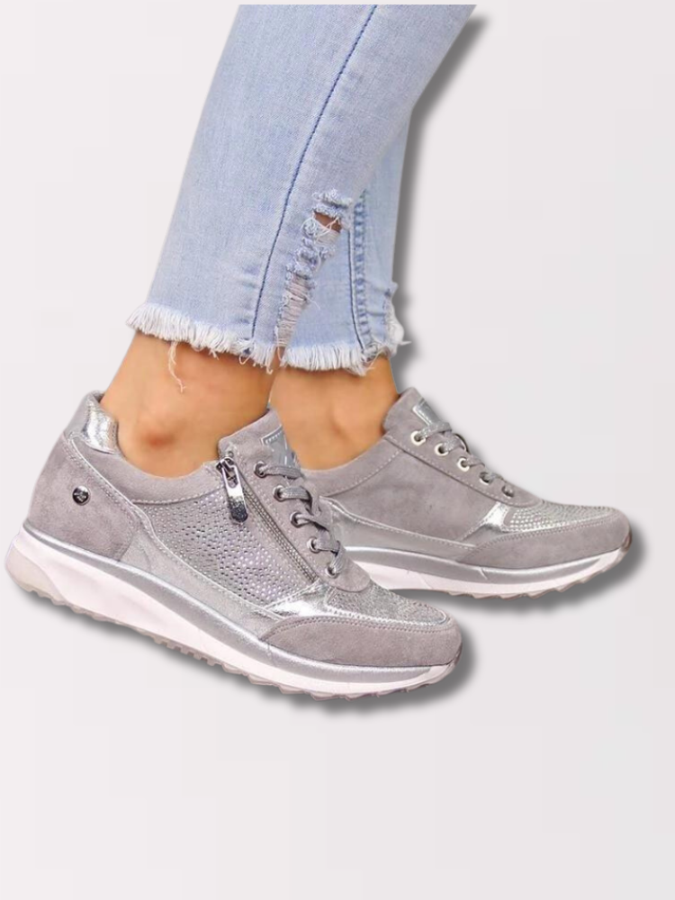 Clarisse - Baskets Orthopédiques - Coupe Sportive, Légèreté Et Maintien, Femme