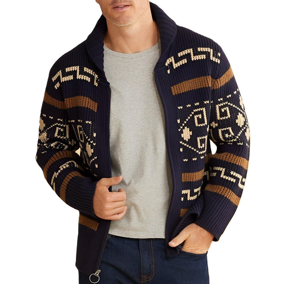 Étienne - Cardigan Style Vintage Maille Homme