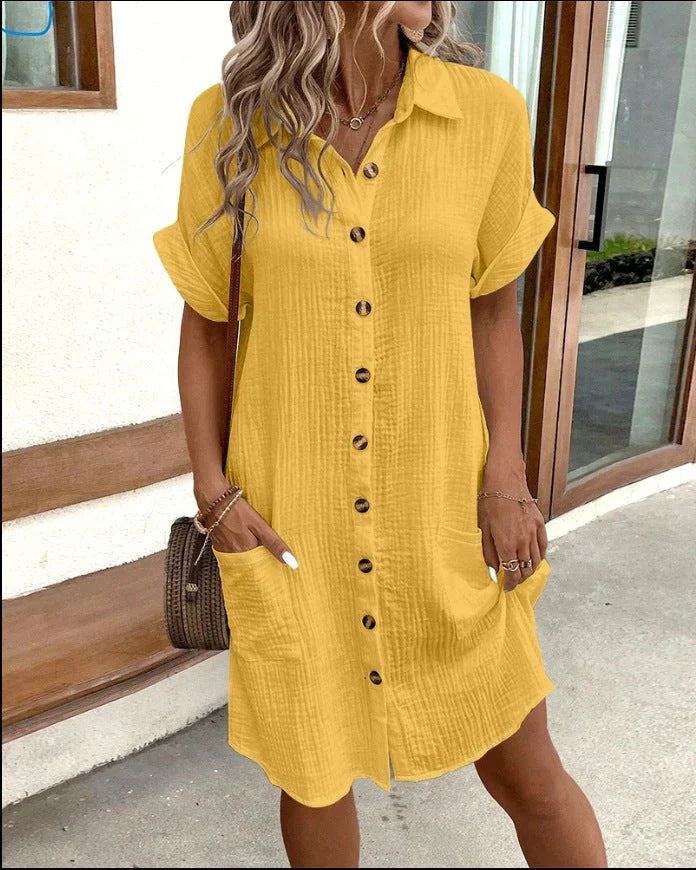 Solène - Robe Polo Oversize Pour Un Look Décontracté