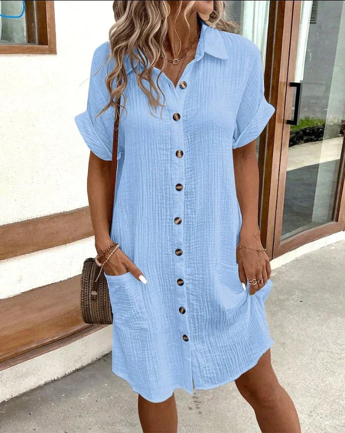 Solène - Robe Polo Oversize Pour Un Look Décontracté
