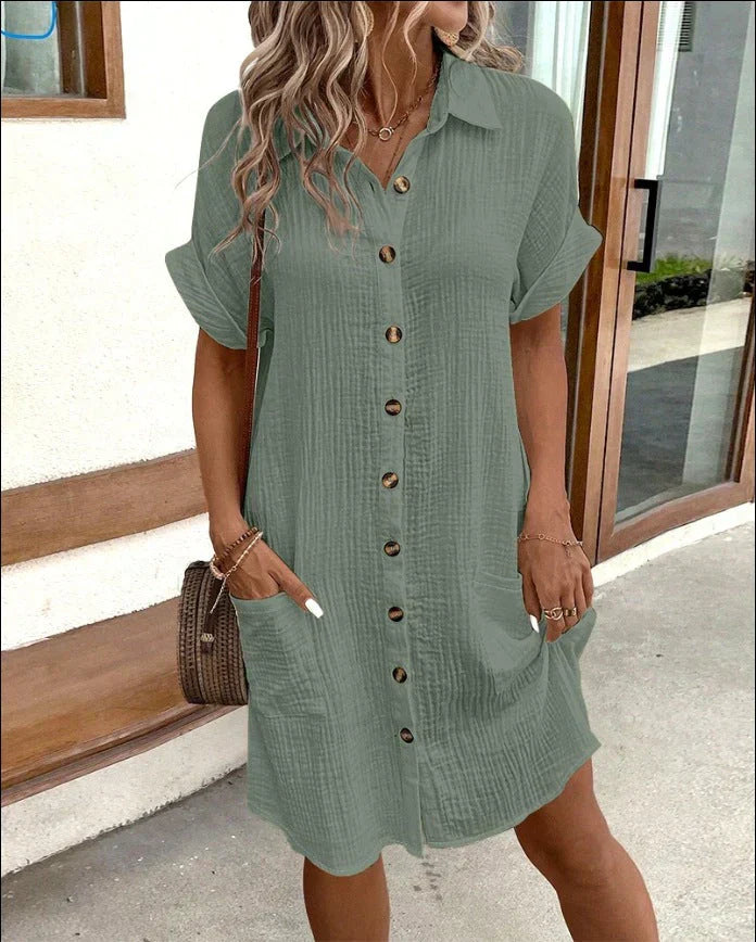 Solène - Robe Polo Oversize Pour Un Look Décontracté