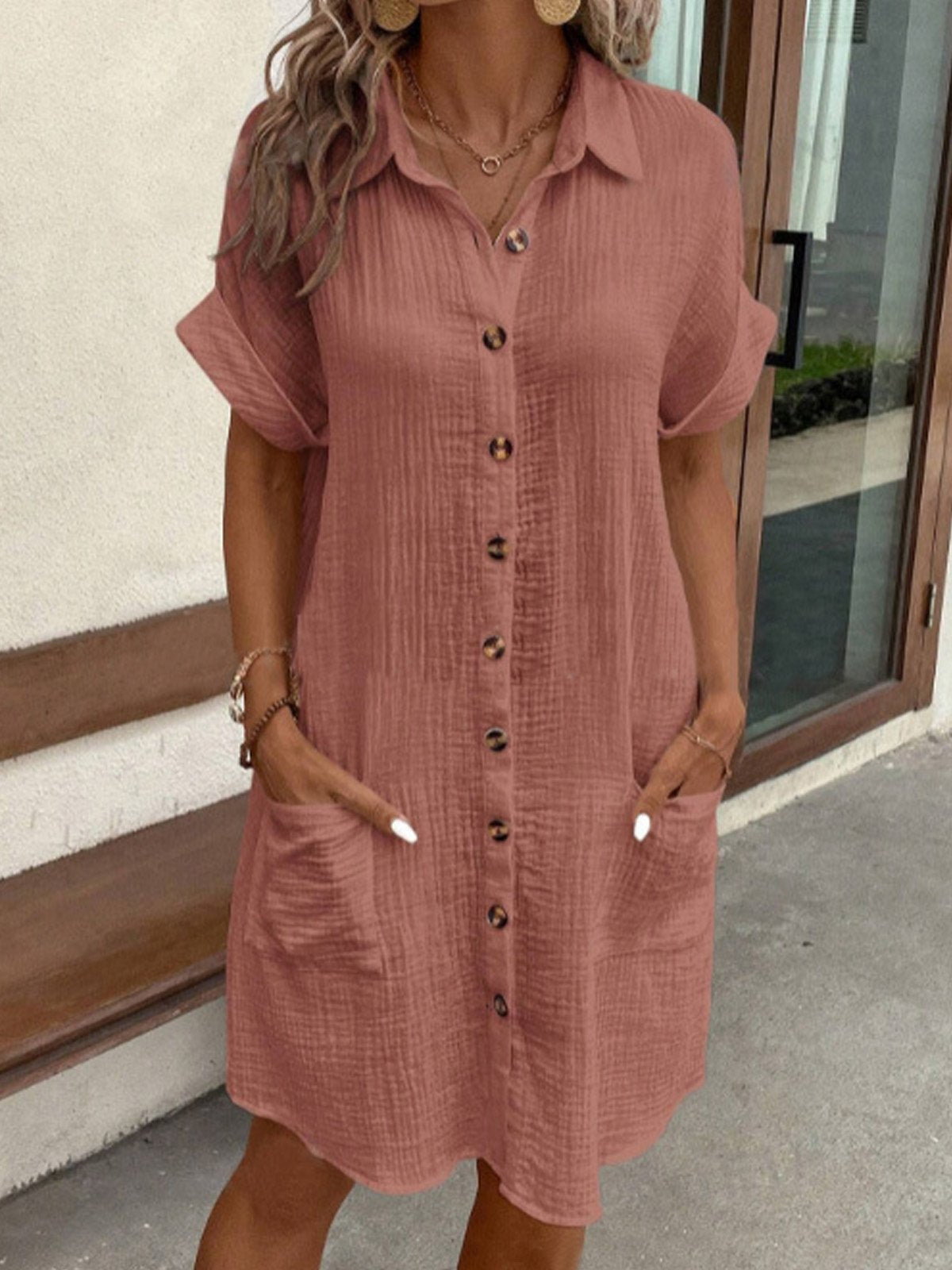 Solène - Robe Polo Oversize Pour Un Look Décontracté
