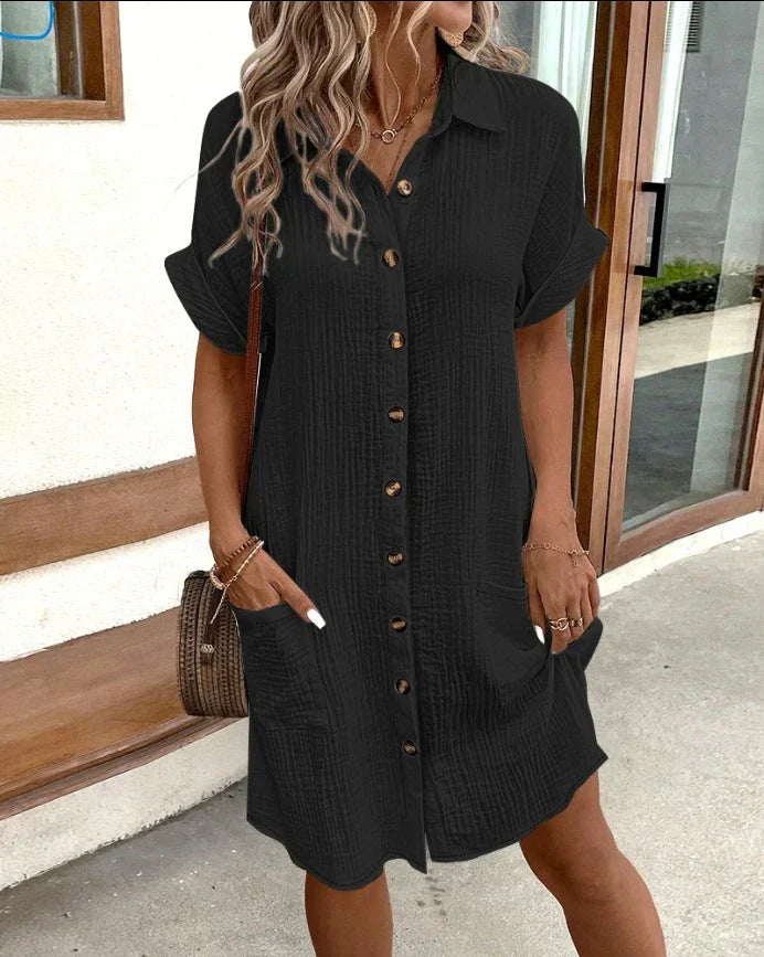 Solène - Robe Polo Oversize Pour Un Look Décontracté