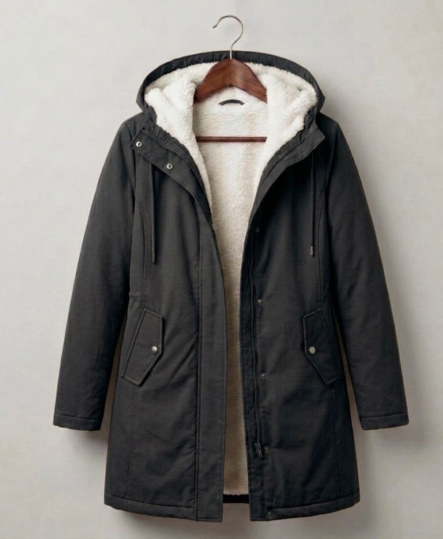 Nathalie | Parka Élégante Chaude à Capuche
