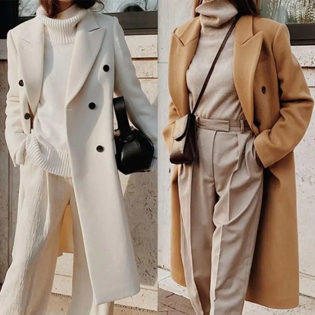 Odile - Manteau long élégant femme