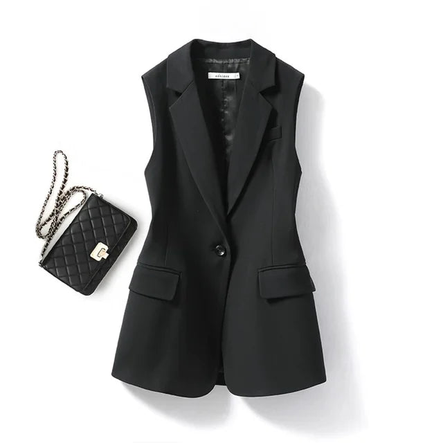 Lise - Robe Blazer Femme Sans Manches - Élégante et Polyvalente - Chic et Confortable-1