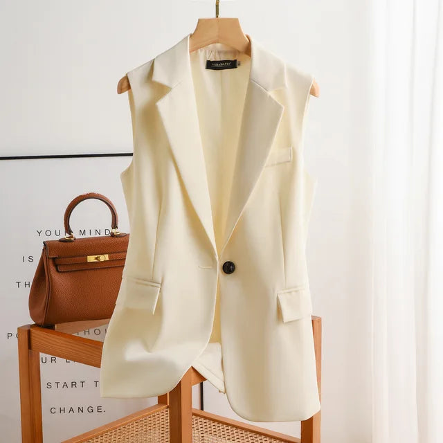 Lise - Robe Blazer Femme Sans Manches - Élégante et Polyvalente - Chic et Confortable-2