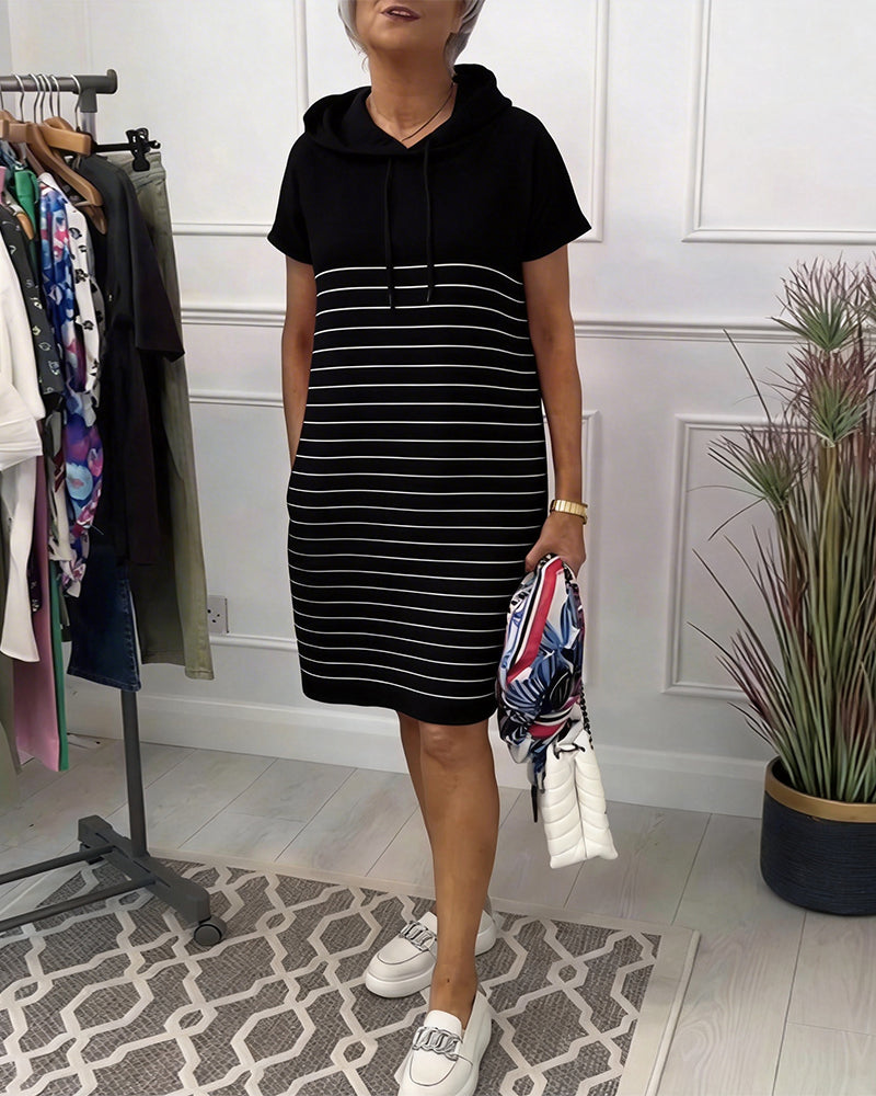 Mireille - Robe Sweat Femme à Capuche