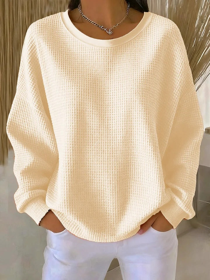 Chantal | Pull Élégant Col Rond Oversize