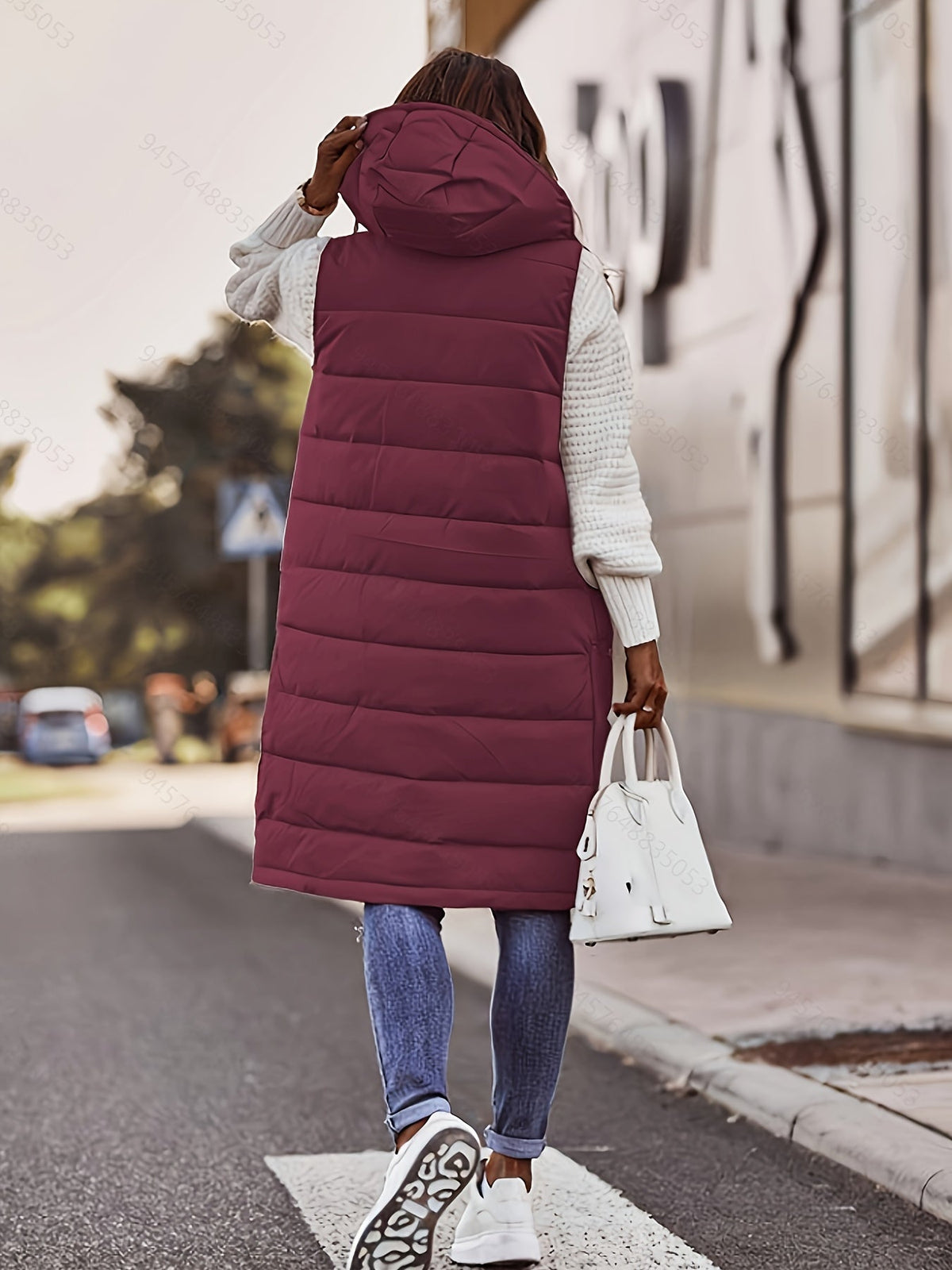 Christine - Doudoune Chic Longue Sans Manches