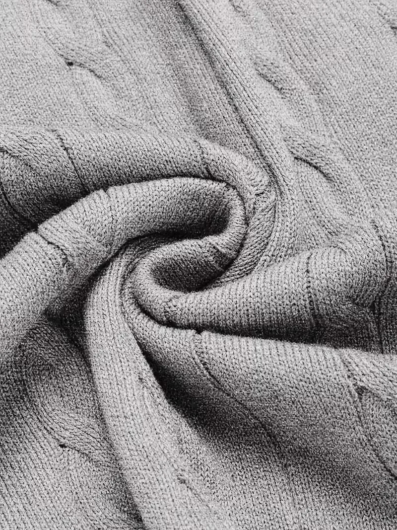 Patrick - Pull Classique Torsadé Col V