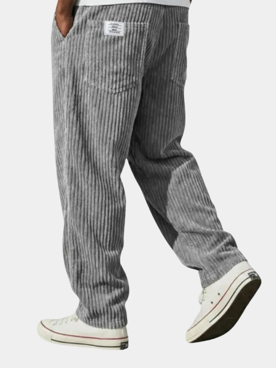 Julien | Pantalon Chic Velours Côtelé Droit