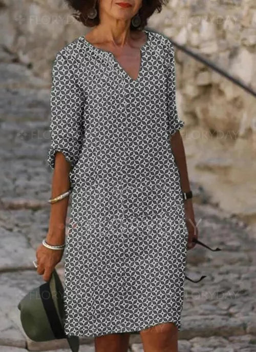 Delphine - Robe Fluide D'Été