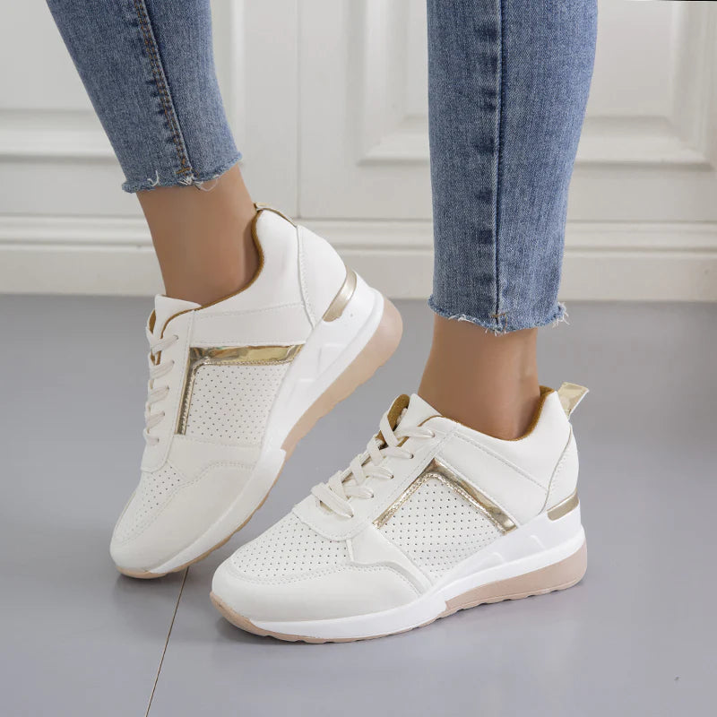 Anna - Femme Baskets Marche Confort