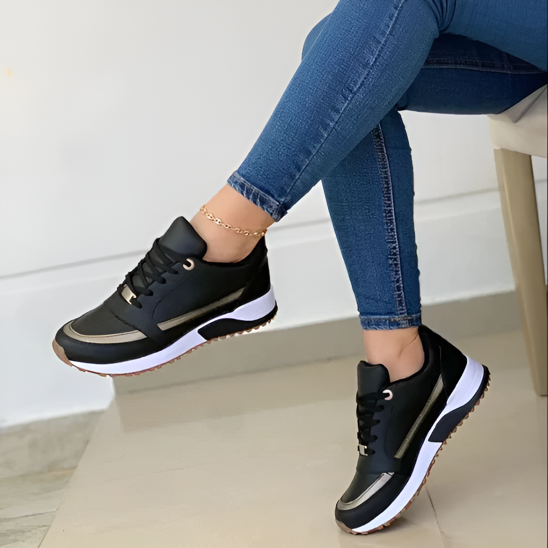 Sandrine - Baskets Élégantes Confortables