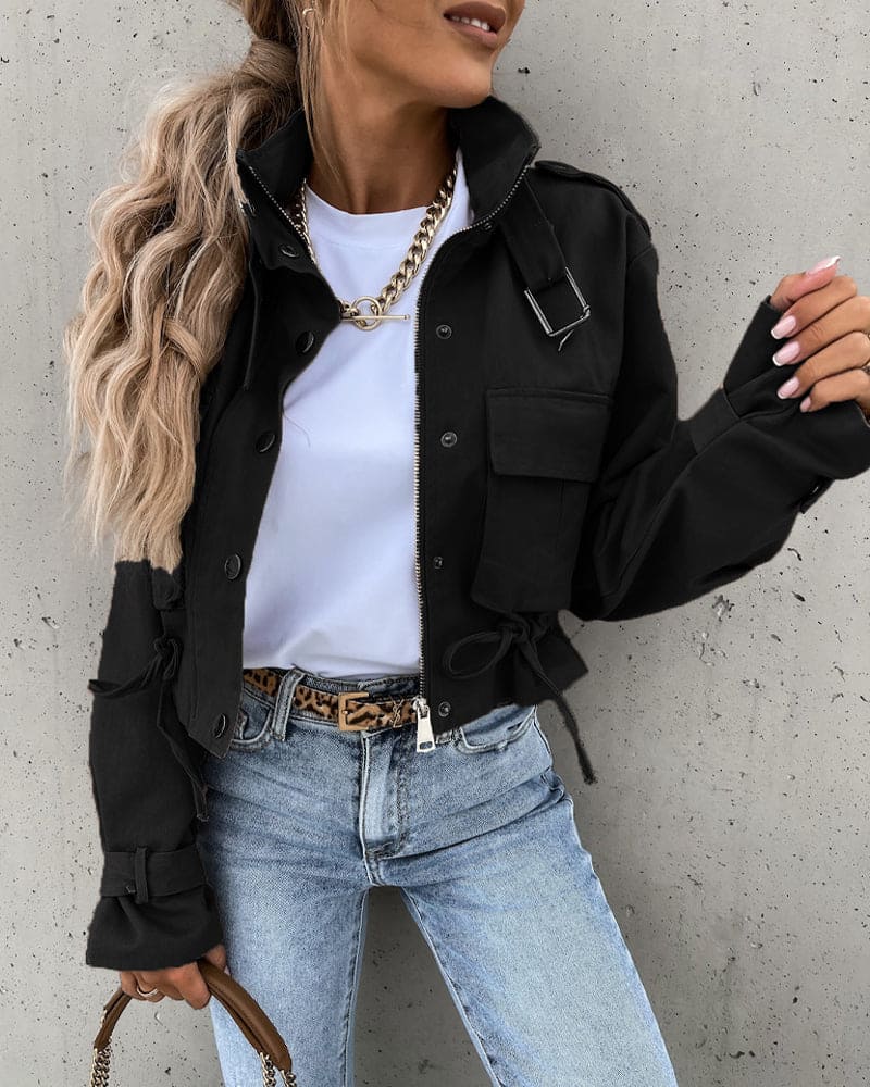 Rose - Veste style utilitaire femme