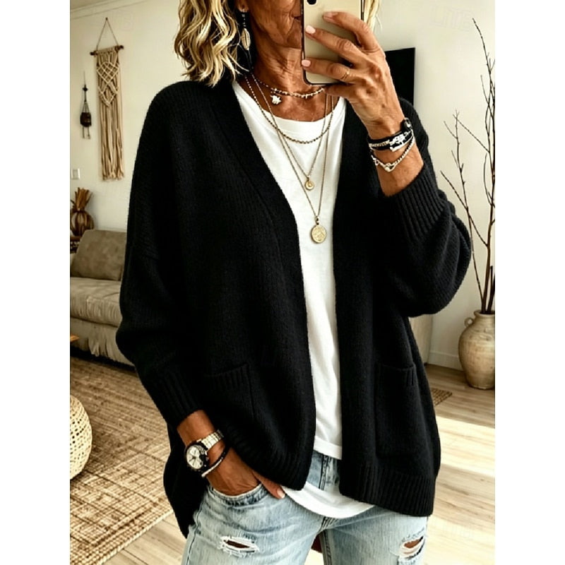 Sylvie - Gilet Élégant Long Ouvert