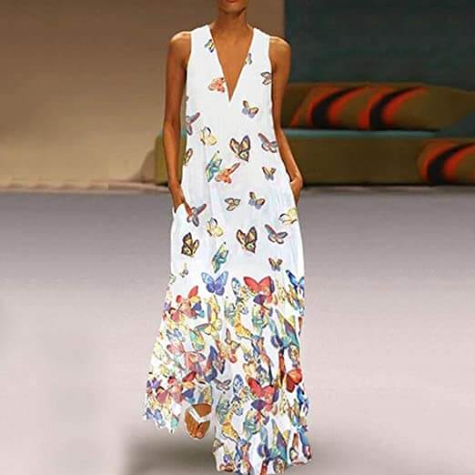 Caroline - Robe Maxi d'Été Légère