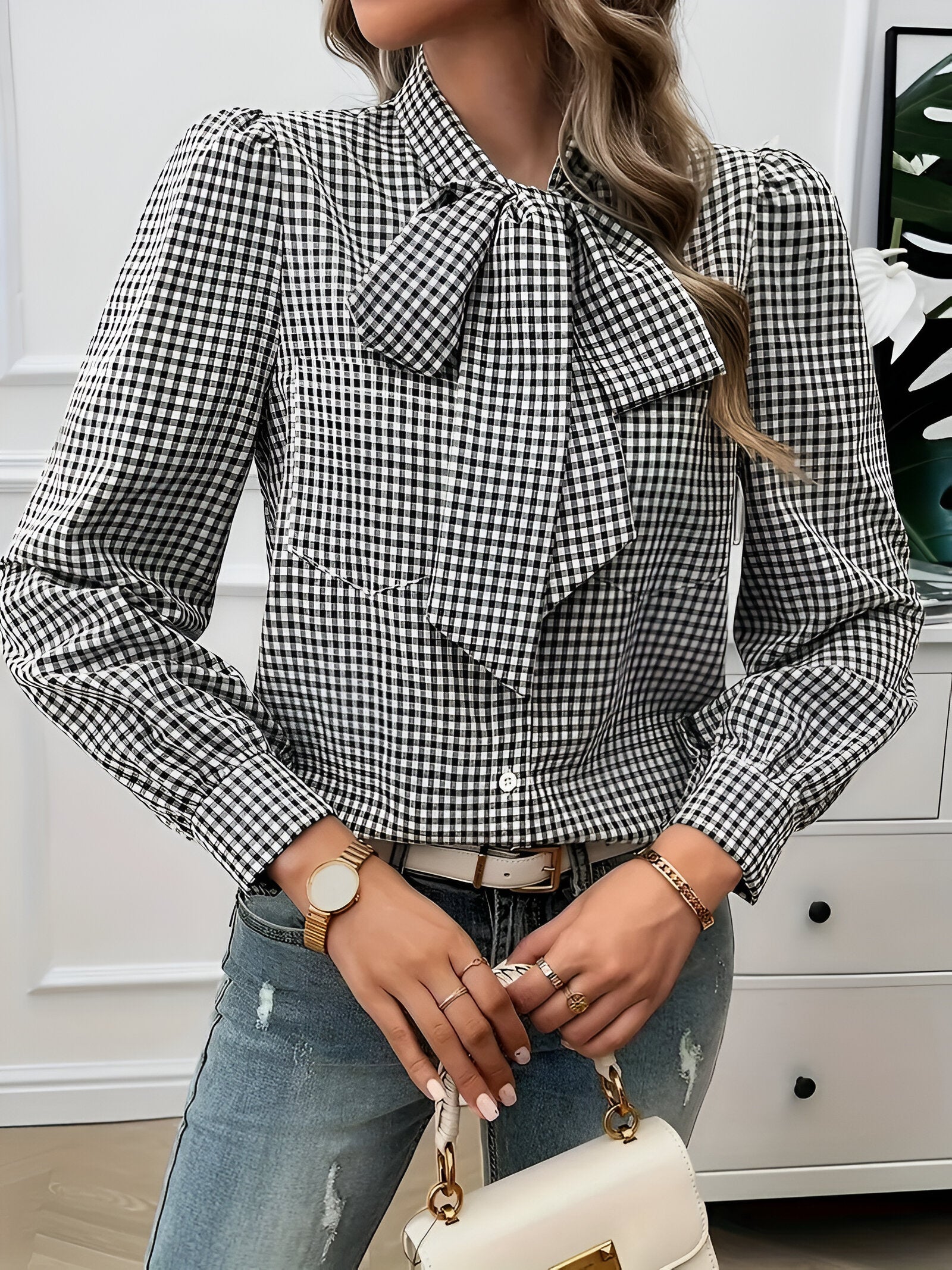 Chemise Femme À Manches Bouffantes - Aline