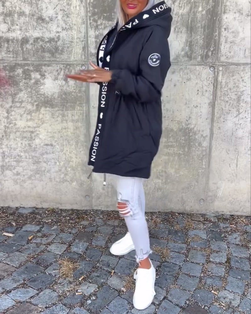 Camille | Parka Élégante Cintrée à Capuche