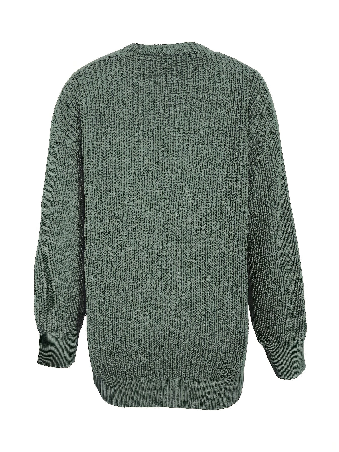 Karine - Cardigan Élégant Oversize Grosse Maille