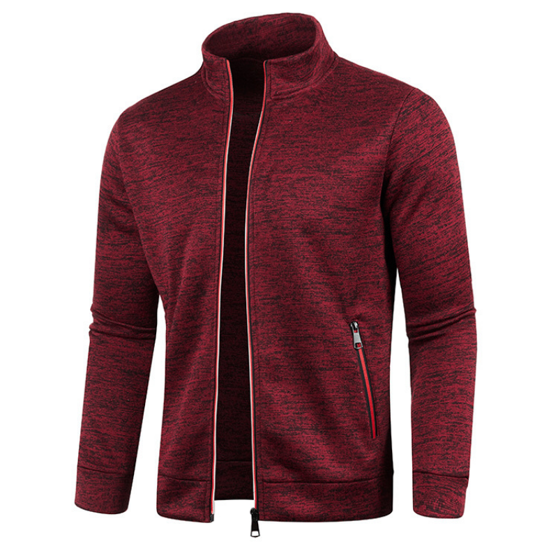 Michel - Veste Moderne Zippée Col Montant