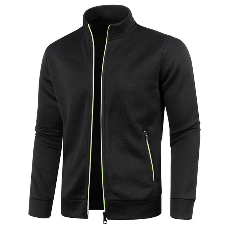 Michel - Veste Moderne Zippée Col Montant