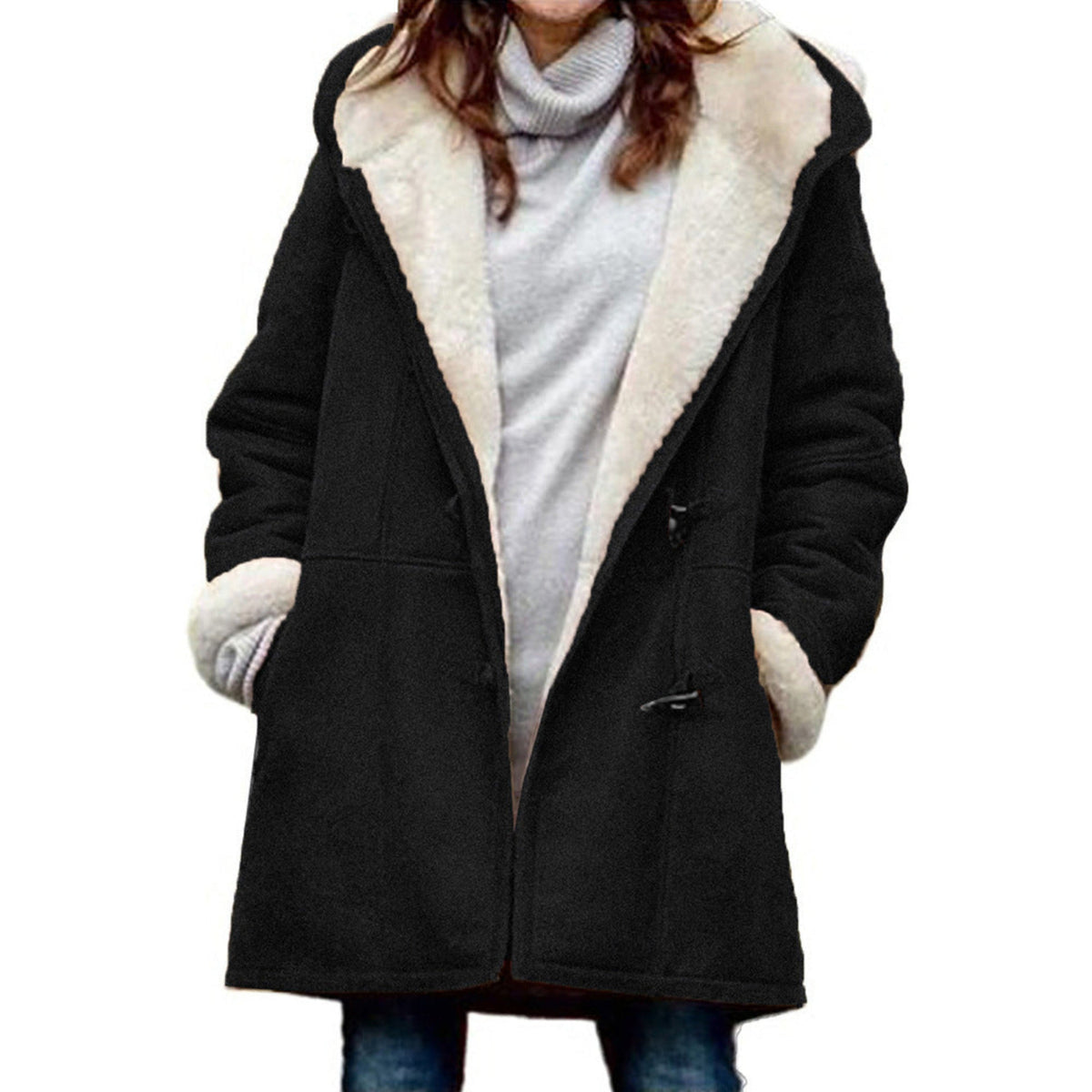 Isabelle - Manteau Chic Daim Doublé