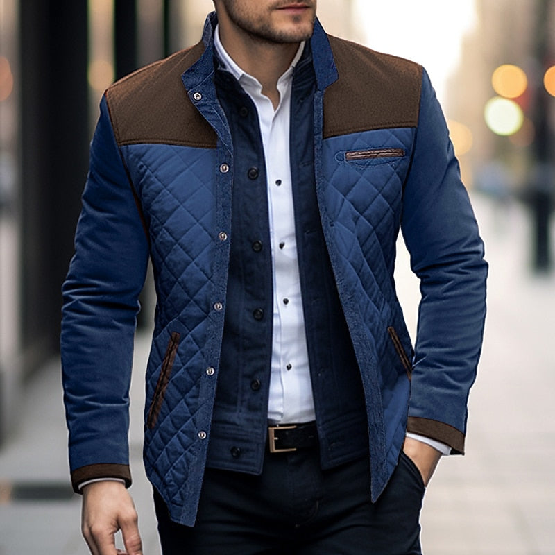 Patrick - Veste Élégante Matelassée Col Montant