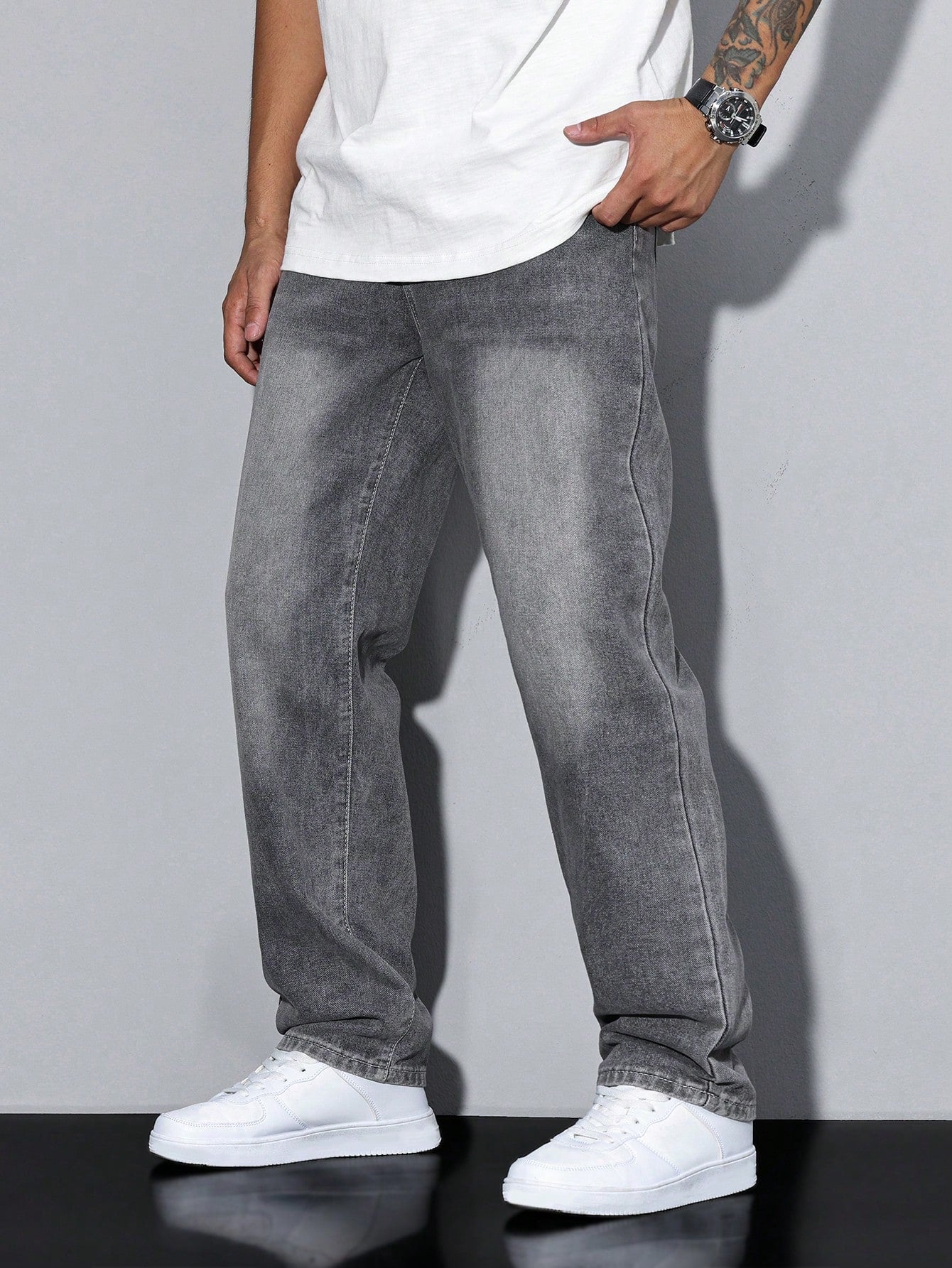 Gabriel - Jean Baggy Confortable Homme