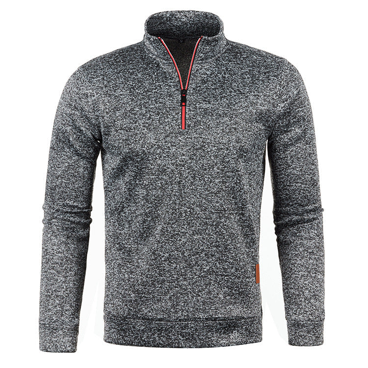 Laurent - Pull Intemporel Col Montant Zippé