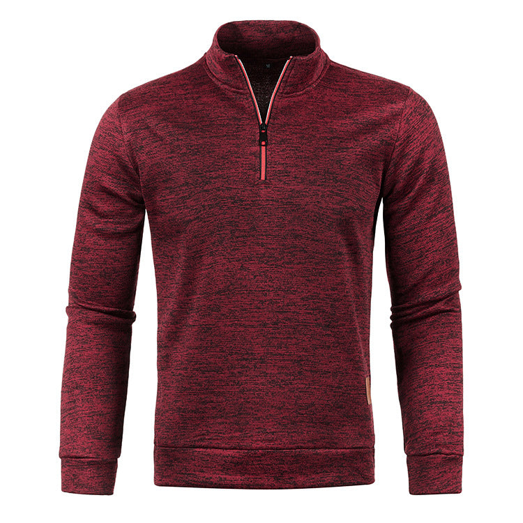 Laurent - Pull Intemporel Col Montant Zippé