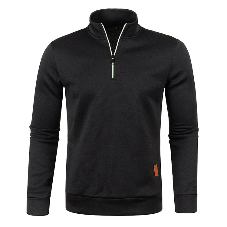 Laurent - Pull Intemporel Col Montant Zippé