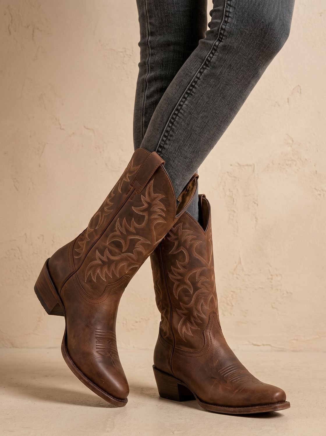 Christine - Bottes Cowboy Élégantes Brodées