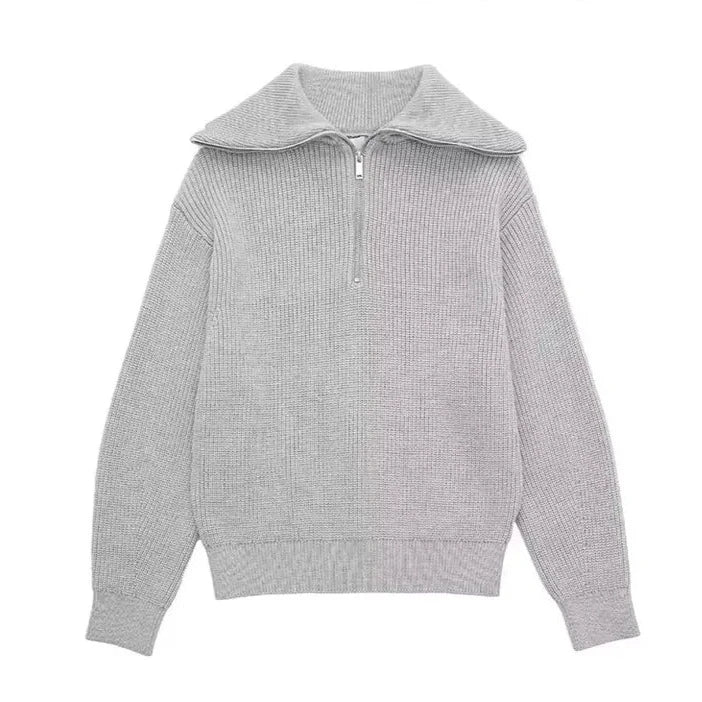 Sébastien - Pull Chic Rayé Col Montant