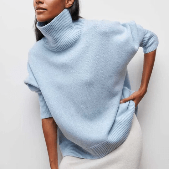 Adèle – Pull oversize en coton doux, parfait pour les journées fraîches