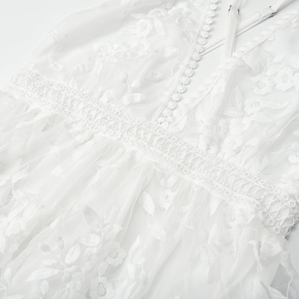 Velavie - Robe D'Été Brodée Au Style Bohème