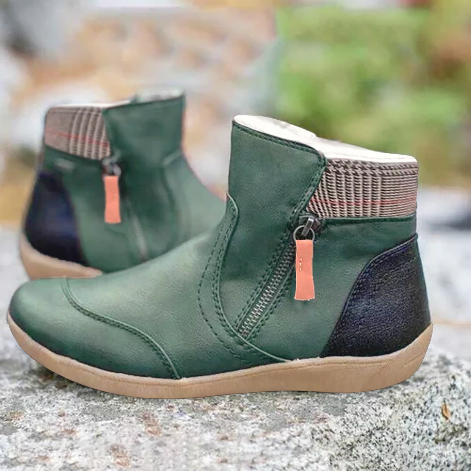 Eulalie - Bottines Orthopédiques - Imperméables, En Cuir Souple, Femme