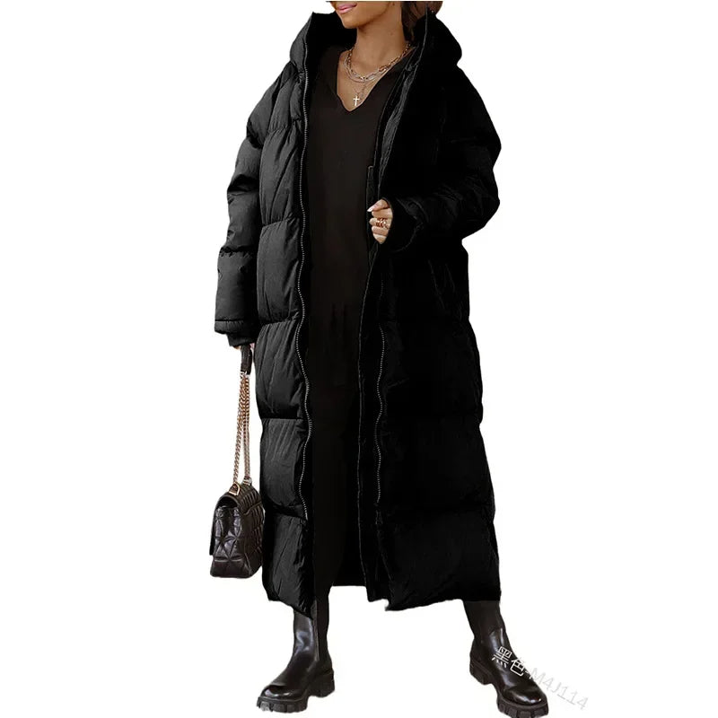 Christine - Doudoune Intemporelle Oversize à Capuche