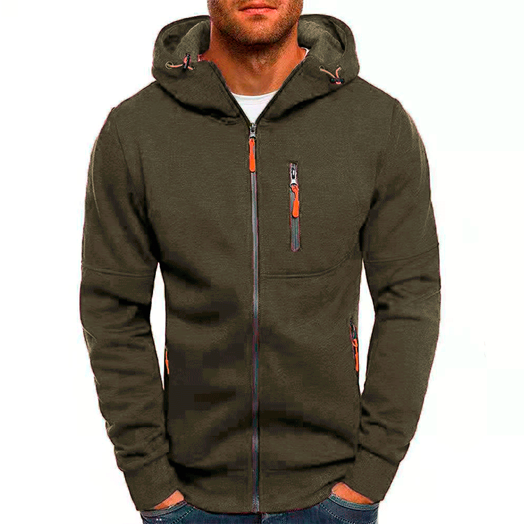 Sébastien - Hoodie Chic Zippé Poches
