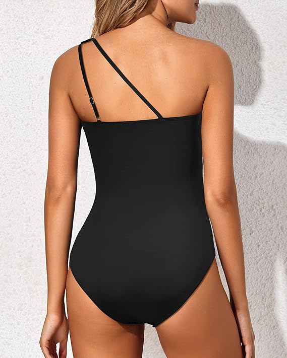 Grace - Maillot de Bain Une Pièce Asymétrique Élégant