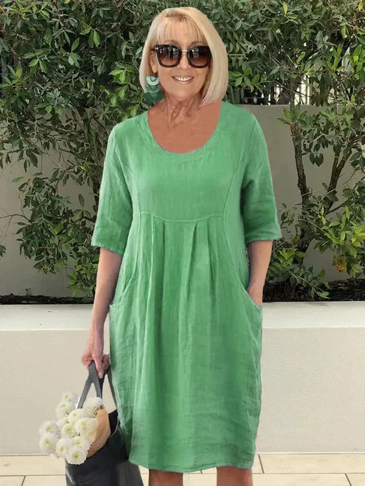 Joëlle - Robe Longue Sans Manches Femme