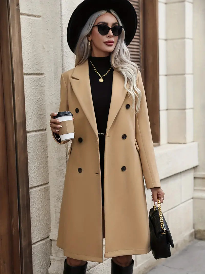 Anne | Manteau Élégant Long Classique