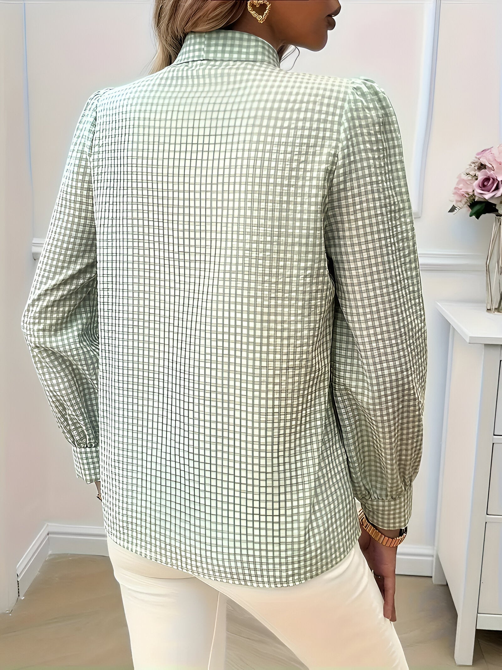 Chemise Femme À Manches Bouffantes - Aline