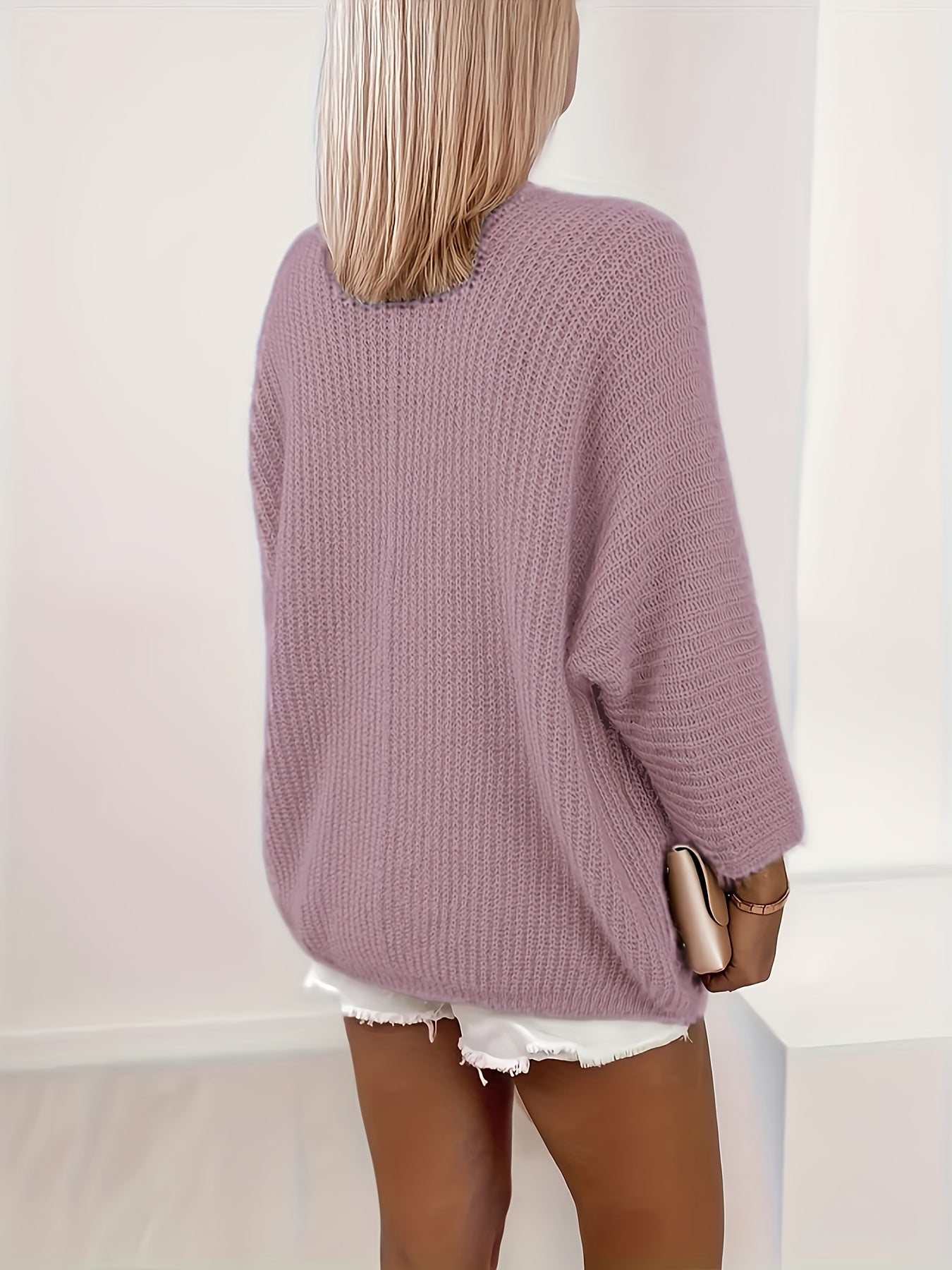 Priya - Cardigan Élégant Oversize Maille