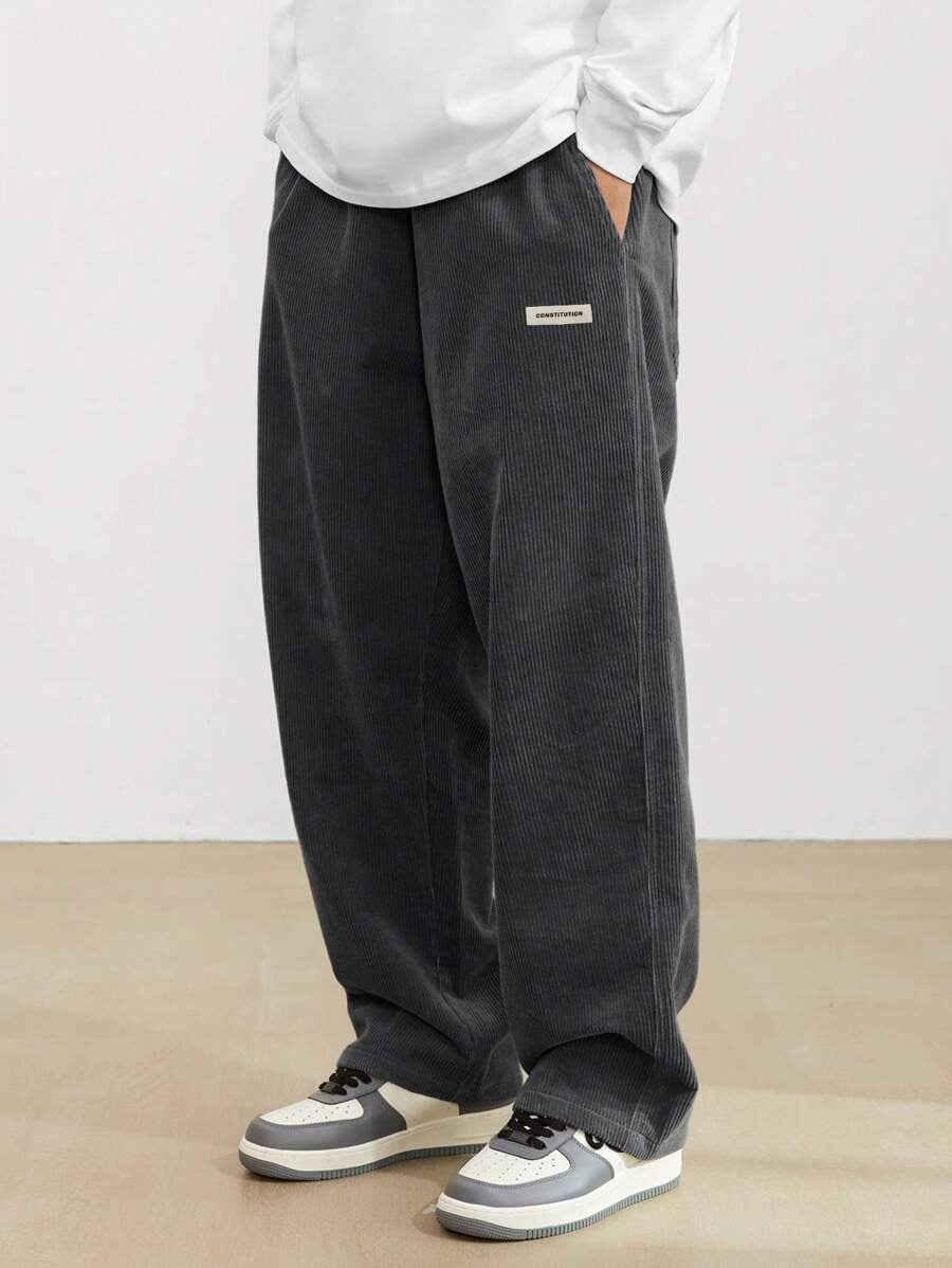Drew - Pantalon Velours Côtelé Confortable Homme