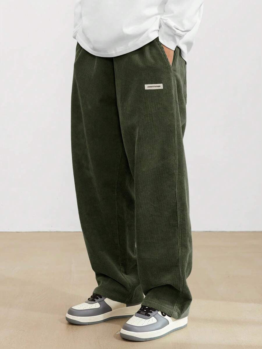 Drew - Pantalon Velours Côtelé Confortable Homme