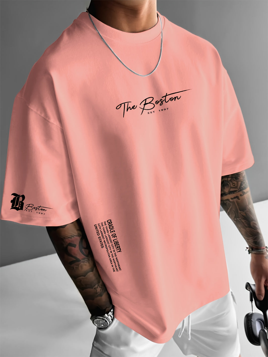 Adrian - T-Shirt Imprimé Casual Homme