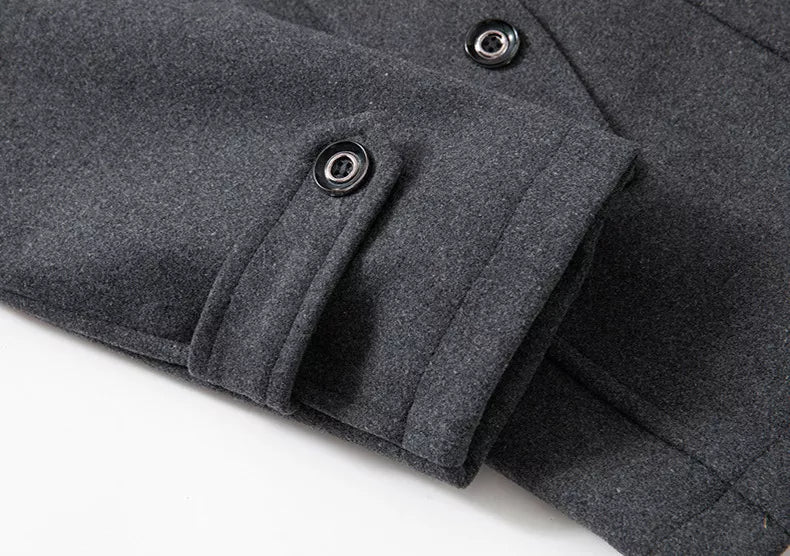 Michel - Manteau Classique Mi-Long Double Col